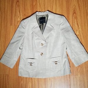 SALE Classiques Entier Tan Metallic Blazer M Medium